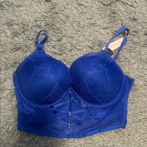 Victoria's Secret Royal Blue Lace Bra